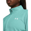 Tech Textured 1/2 Zip-GRN