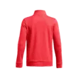 Fiú felső Under Armour UA Armour Fleece 1/4 Zip-RED