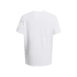 Férfi póló Under Armour UA HW LC PATCH SS-WHT