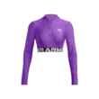Női póló Under Armour HeatGear Rib 1/4 Zip LS-PPL