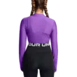Női póló Under Armour HeatGear Rib 1/4 Zip LS-PPL