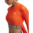 Női póló Under Armour HeatGear Rib 1/4 Zip LS
