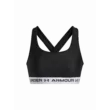 Női melltartó Under Armour Crossback Mid Bra-BLK