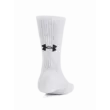 Unisex zokni Under Armour Unisex UA TC 3pk Crew-WHT
