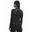 Női póló Under Armour UA ColdGear Textured 1/2 Zip-BLK