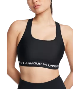 Női melltartó Under Armour Crossback Mid Bra-BLK