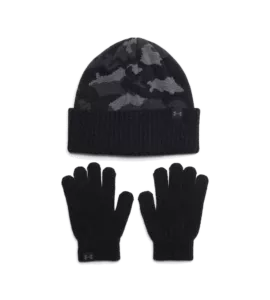 Fiú sapka Under Armour B Beanie/Glove Combo-BLK Fiú sapka Under Armour B Beanie/Glove Combo-BLK