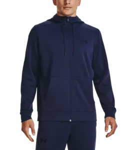 UA Armour Fleece FZ Hoodie-NVY_main.webp