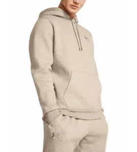 UA Essential Fleece Hoodie-BRN_main.webp