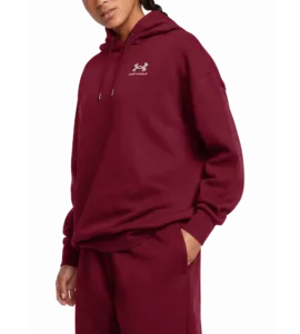 UA Icon Fleece OS Hoodie-RED_main.webp