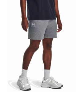 UA Essential Fleece Shorts-GRY_main.webp