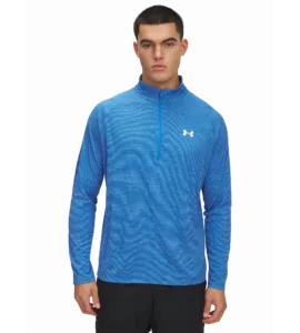 UA Tech Textured 1/2 Zip-BLU_main.webp