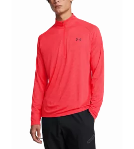 UA Tech Textured 1/2 Zip-RED_main.webp