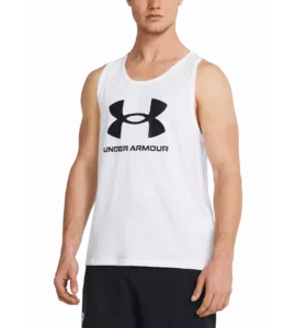 UA SPORTSTYLE LOGO TANK-WHT_main.webp