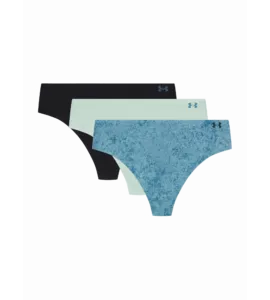 Ua Pure Stretch No Show Thong -Print - 3pk_main.webp
