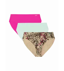 Ua Pure Stretch No Show Bikini-Print - 3pk_main.webp