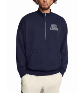 UA Icon HWT Terry OS 1/2 Zip-BLU_main.webp