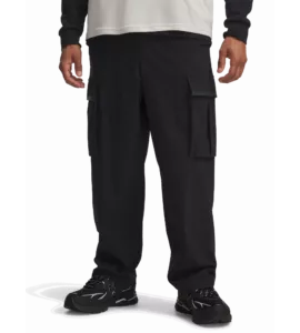 UA UNSTPBLE TXTR WOVEN CARGO-BLK_main.webp