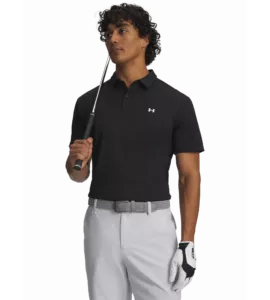 UA T2G Pique Polo-BLK_main.webp