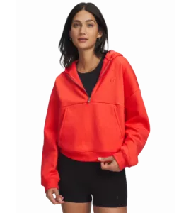 UA Icon Fleece HZ Hoodie-RED_main.webp