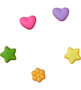 CROCS JUICY GEM SANDAL BACKER 5 PACK