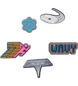 CROCS WAVY LACE BACKER 5 PACK