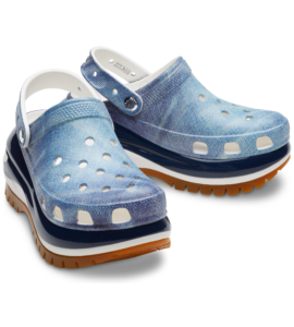 Crocs Classic Mega Crush Denim Clog