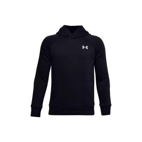 Fiú felső Under Armour RIVAL COTTON HOODIE