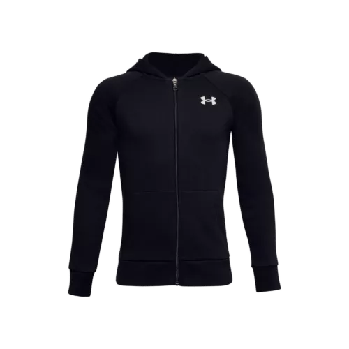 Fiú felső Under Armour RIVAL COTTON FZ HOODIE