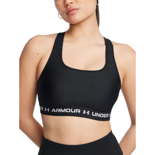 Női melltartó Under Armour Crossback Mid Bra-BLK