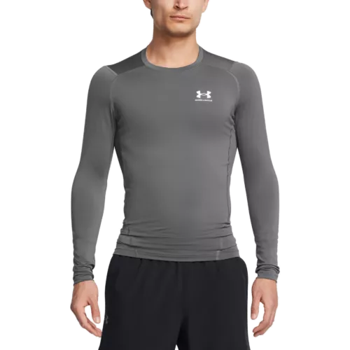 Férfi póló Under Armour UA HG Armour Comp LS-GRY