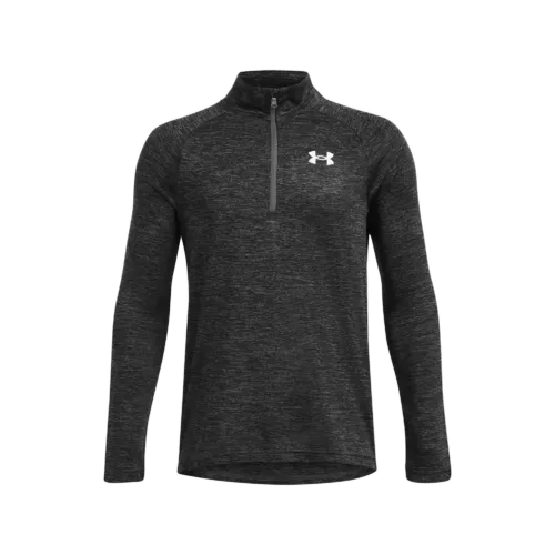 Fiú póló Under Armour UA Tech 2.0 1/2 Zip-GRY