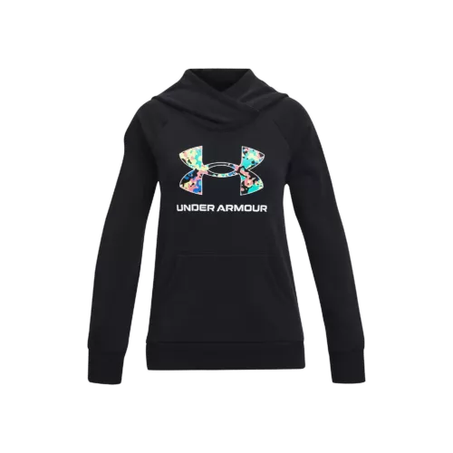 Lány felső Under Armour Rival Logo Hoodie