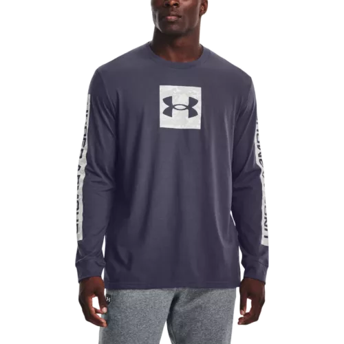 Férfi póló Under Armour UA CAMO BOXED SPORTSTYLE  LS