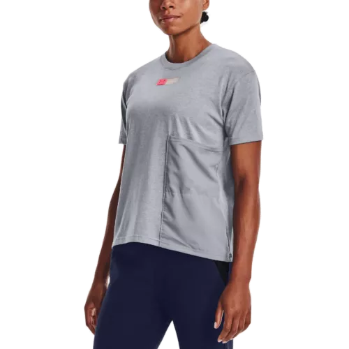 Női póló Under Armour Live Woven Pocket Tee