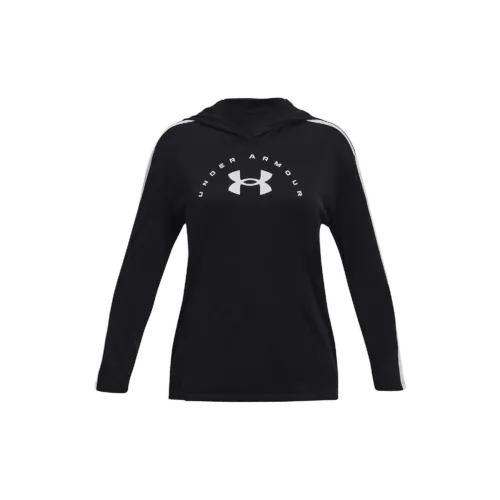 Lány felső Under Armour Tech Graphic LS Hoodie