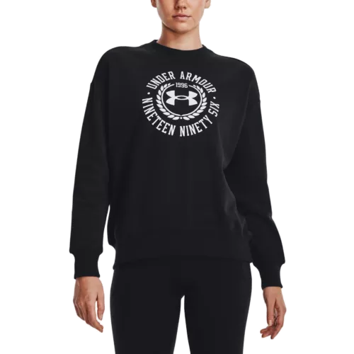 Női felső Under Armour Rival Fleece Crest Grp Crew