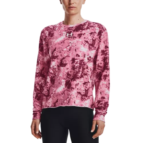 Női felső Under Armour Rival Terry Print Crew
