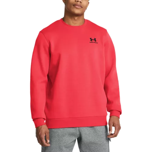 Férfi felső Under Armour UA Icon Fleece Crew-RED