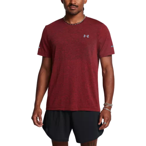 Férfi póló Under Armour UA SEAMLESS STRIDE SS-RED