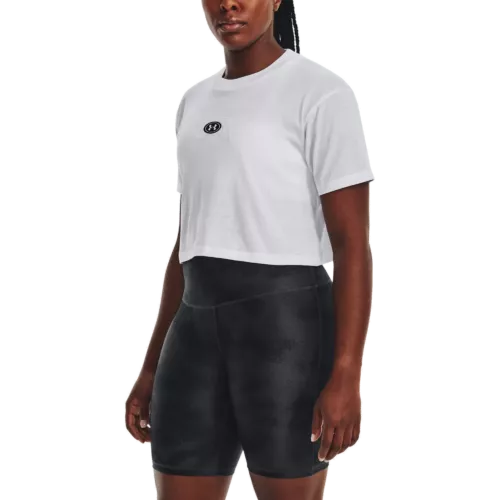 Női póló Under Armour UA BRANDED LOGO CROP SS