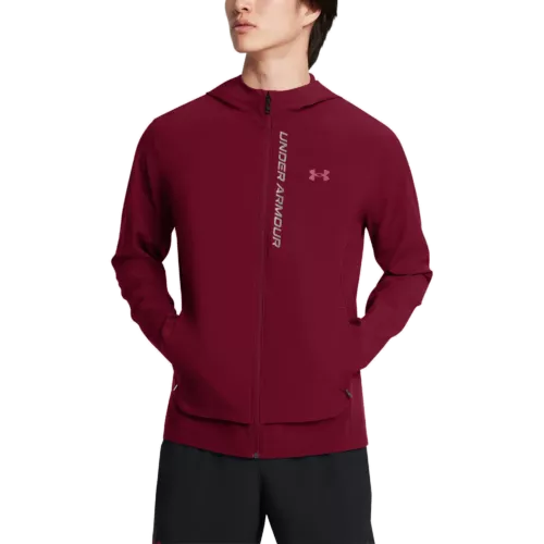 Férfi dzseki Under Armour UA OUTRUN THE STORM JACKET-RED