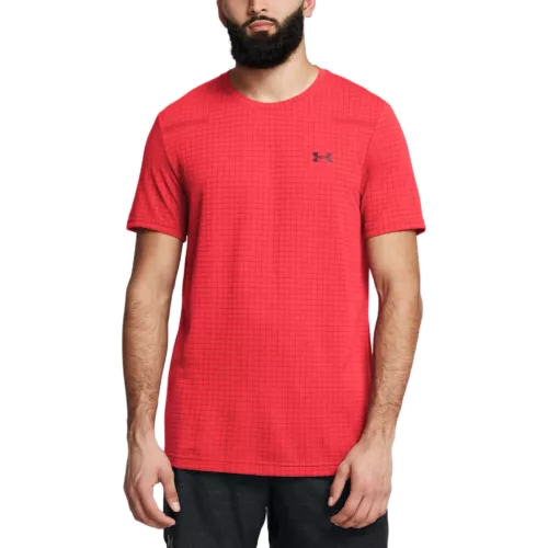 Férfi póló Under Armour Vanish Seamless Grid SS-RED