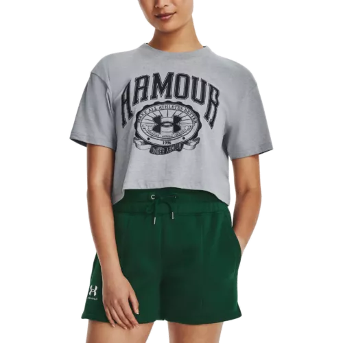 Női póló Under Armour UA COLLEGIATE CREST CROP SS