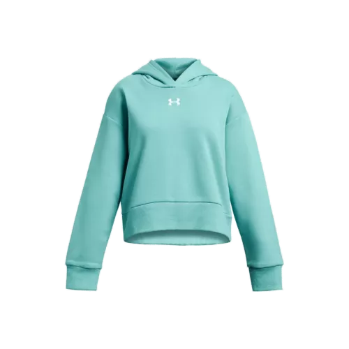 Lány felső Under Armour UA Rival Fleece Crop Hoodie