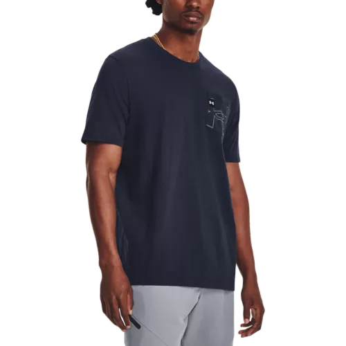 Férfi póló Under Armour UA ELEVATED CORE POCKET SS