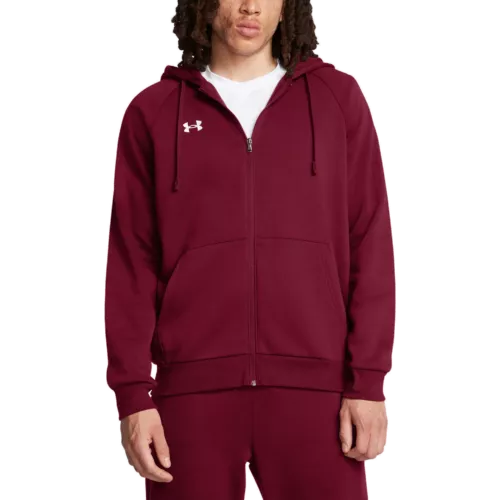 Férfi felső Under Armour UA Rival Fleece FZ Hoodie-RED