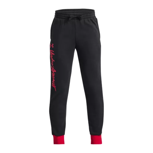 Fiú melegítők Under Armour UA Rival Fleece Script Jgrs