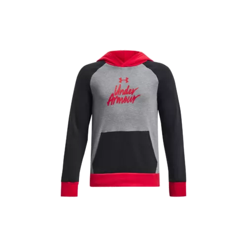 Fiú felső Under Armour UA Rival Fleece Script CB HD