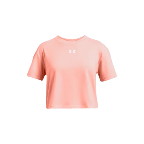 Lány póló Under Armour UA CROP SPORTSTYLE LOGO SS